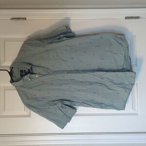 George Mens L Shirt - Summer Flamingo